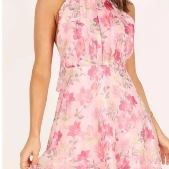 PETAL & PUP Pink Floral Backless Dress - Picture 8 of 8